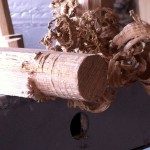 Hand made wooden peg